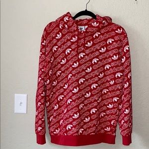 Red Adidas Hoodie
